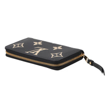 Load image into Gallery viewer, LOUIS VUITTON Zippy Wallet BlackBeigeM80481 Bicolor Monogram Empreinte Leather
