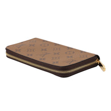 Load image into Gallery viewer, LOUIS VUITTON Zippy Wallet NoirM82444 Monogram Reverse Canvas
