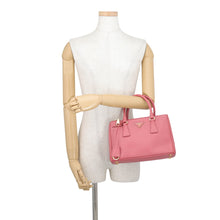 Load image into Gallery viewer, PRADA Galleria 2WAYHandbag PinkBN2316 Saffiano LeatherLeather

