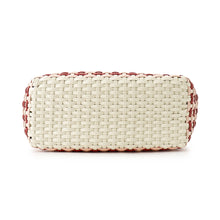 Load image into Gallery viewer, MIUMIU Intreccio 2-Way Shoulder Bag Pink/Red/White5BA077 Leather Canvas
