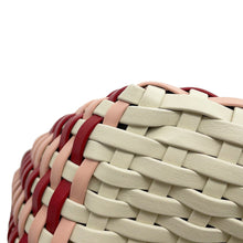Load image into Gallery viewer, MIUMIU Intreccio 2-Way Shoulder Bag Pink/Red/White5BA077 Leather Canvas
