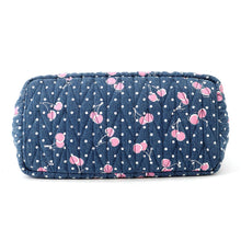 Load image into Gallery viewer, MIUMIU Matelassé Cherry 2WAY Bag Indigo/White/Pink Denim Leather
