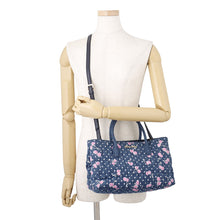 Load image into Gallery viewer, MIUMIU Matelassé Cherry 2WAY Bag Indigo/White/Pink Denim Leather
