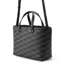 将图像加载到图库查看器中，BALENCIAGA Signature BBMonogram Shopper Bag Black702699 BBMonogram Size Small
