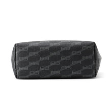 将图像加载到图库查看器中，BALENCIAGA Signature BBMonogram Shopper Bag Black702699 BBMonogram Size Small
