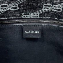 将图像加载到图库查看器中，BALENCIAGA Signature BBMonogram Shopper Bag Black702699 BBMonogram Size Small
