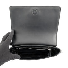Load image into Gallery viewer, PRADA Triangular Plate Shoulder Bag Gray/Black2VD059_9Z2_F03HH_V_OOO Saffiano LeatherLeather
