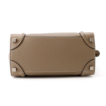 Load image into Gallery viewer, CELINE Luggage Shopper Tote Bag Greige167793DRU Calf Leather Size micro
