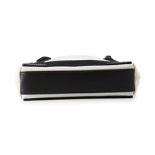 Load image into Gallery viewer, BALENCIAGA NavyCabas White/Black3903462HH3N9260 Canvas Leather Size XS
