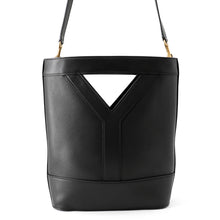 Load image into Gallery viewer, SAINT LAURENT PARIS Y Bucket Cross Bag Black808224AAEB31000 Calf Leather Size Small
