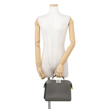 Load image into Gallery viewer, FENDI Peekaboo I SEE YOU Shoulder Bag Gray7VA530 Leather Size Small
