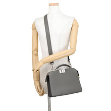 Load image into Gallery viewer, FENDI Peekaboo I SEE YOU Shoulder Bag Gray7VA530 Leather Size Small

