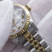 Load image into Gallery viewer, ROLEX Datejust W26mm Stainless Steel K18YG White Dial69173
