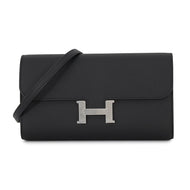 HERMES Constance to Go Black Epsom