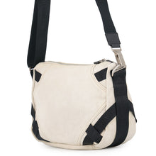 Load image into Gallery viewer, CHANEL Sports Shoulder Bag Ivory/Black Canvas
