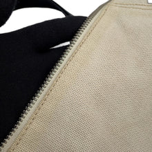 Load image into Gallery viewer, CHANEL Sports Shoulder Bag Ivory/Black Canvas
