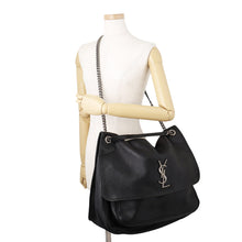 Load image into Gallery viewer, SAINT LAURENT PARIS Niki Shoulder Bag Black755857AACIA1000 Lambskin Size Large
