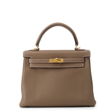 Load image into Gallery viewer, HERMES Kelly Retourne Etoupe Togo Leather Size 25
