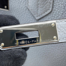 将图像加载到图库查看器中，HERMES Birkin Green Pantan Togo Leather Size 30
