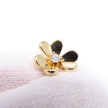 将图像加载到图库查看器中，Van Cleef &amp; Arpels Frivole Bracelet Size MiniVCARPJMM00 18K Yellow Gold
