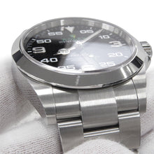 将图像加载到图库查看器中，ROLEX Air-King W40mm Stainless Steel Black Dial126900
