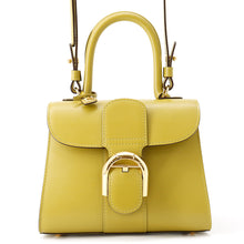 将图像加载到图库查看器中，Delvaux Brillon KiwiAA0406AAM062ADO Box Calf LeatherLeather Size Mini

