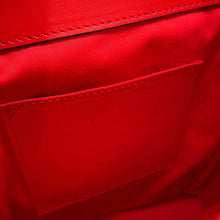 将图像加载到图库查看器中，Christian Louboutin Explorer Funk Studded Backpack Black/Red3215038 Calf Leather Size Small
