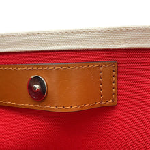 将图像加载到图库查看器中，Christian Louboutin Nastroloubi Tote Natural3235233 Canvas Leather Size Small

