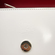 将图像加载到图库查看器中，Christian Louboutin Ruby 54 Chain Wallet Bianco1235227 Calf Leather
