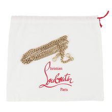 将图像加载到图库查看器中，Christian Louboutin Ruby 54 Chain Wallet Bianco1235227 Calf Leather

