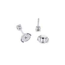 将图像加载到图库查看器中，TIFFANY&amp;Co. Solitaire Diamond Stud Earrings Pt950
