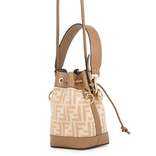 将图像加载到图库查看器中，FENDI Montresor 2-way Shoulder Bag Brown/Beige8BS010 Leather suede Size Mini

