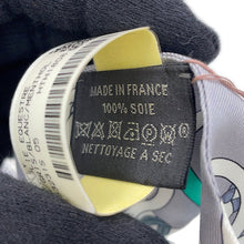 Load image into Gallery viewer, HERMES Twilly Riding Equipment Set Panoplie Equestre Gray/White/Menthol Silk100%
