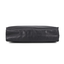 将图像加载到图库查看器中，CHANEL Large CC Logo Chain Tote Bag Black Leather
