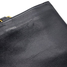 将图像加载到图库查看器中，CHANEL Large CC Logo Chain Tote Bag Black Leather
