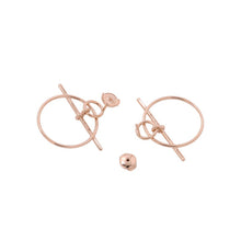 Load image into Gallery viewer, HERMES Echappee Loop Earrings Size PM 18K Pink Gold

