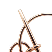 Load image into Gallery viewer, HERMES Echappee Loop Earrings Size PM 18K Pink Gold
