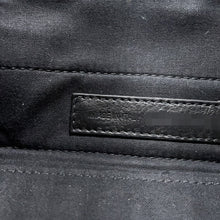 Load image into Gallery viewer, BALENCIAGA Navy Cabas Perforated 2-Way Bag Gray390346 Leather Canvas Size XS
