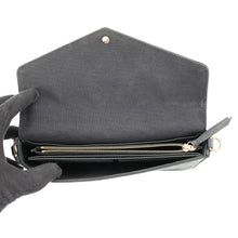 将图像加载到图库查看器中，LOUIS VUITTON Felicie Pochette NoirM64064 Monogram Empreinte Leather
