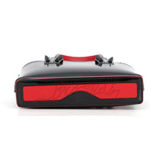 将图像加载到图库查看器中，Christian Louboutin Kabata 2WAY Bag Black EnamelLeather Size Mini
