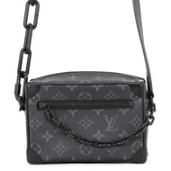 LOUIS VUITTON Mini Soft Trunk NoirM44735 Monogram Eclipse