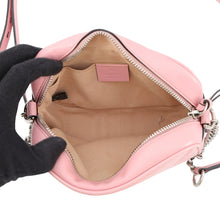 将图像加载到图库查看器中，GUCCI GG Marmont Matelasse Mini Shoulder Bag Pink634936 Leather

