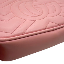 将图像加载到图库查看器中，GUCCI GG Marmont Matelasse Mini Shoulder Bag Pink634936 Leather
