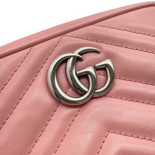 将图像加载到图库查看器中，GUCCI GG Marmont Matelasse Mini Shoulder Bag Pink634936 Leather

