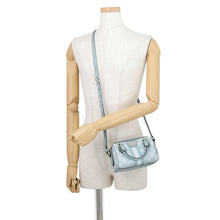 将图像加载到图库查看器中，GUCCI Ophidia Super Mini 2-Way Bag Light Blue781490 GG Supreme Leather
