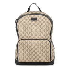 将图像加载到图库查看器中，GUCCI GG Supreme Backpack Beige/Black406370 KLQAX 9772 GG Supreme Leather
