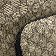 将图像加载到图库查看器中，GUCCI GG Supreme Backpack Beige/Black406370 KLQAX 9772 GG Supreme Leather
