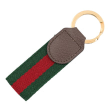将图像加载到图库查看器中，GUCCI Ophidia Key Ring Brown/Green/Red523161 Canvas Leather
