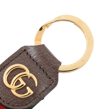 将图像加载到图库查看器中，GUCCI Ophidia Key Ring Brown/Green/Red523161 Canvas Leather
