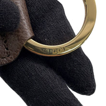 将图像加载到图库查看器中，GUCCI Ophidia Key Ring Brown/Green/Red523161 Canvas Leather
